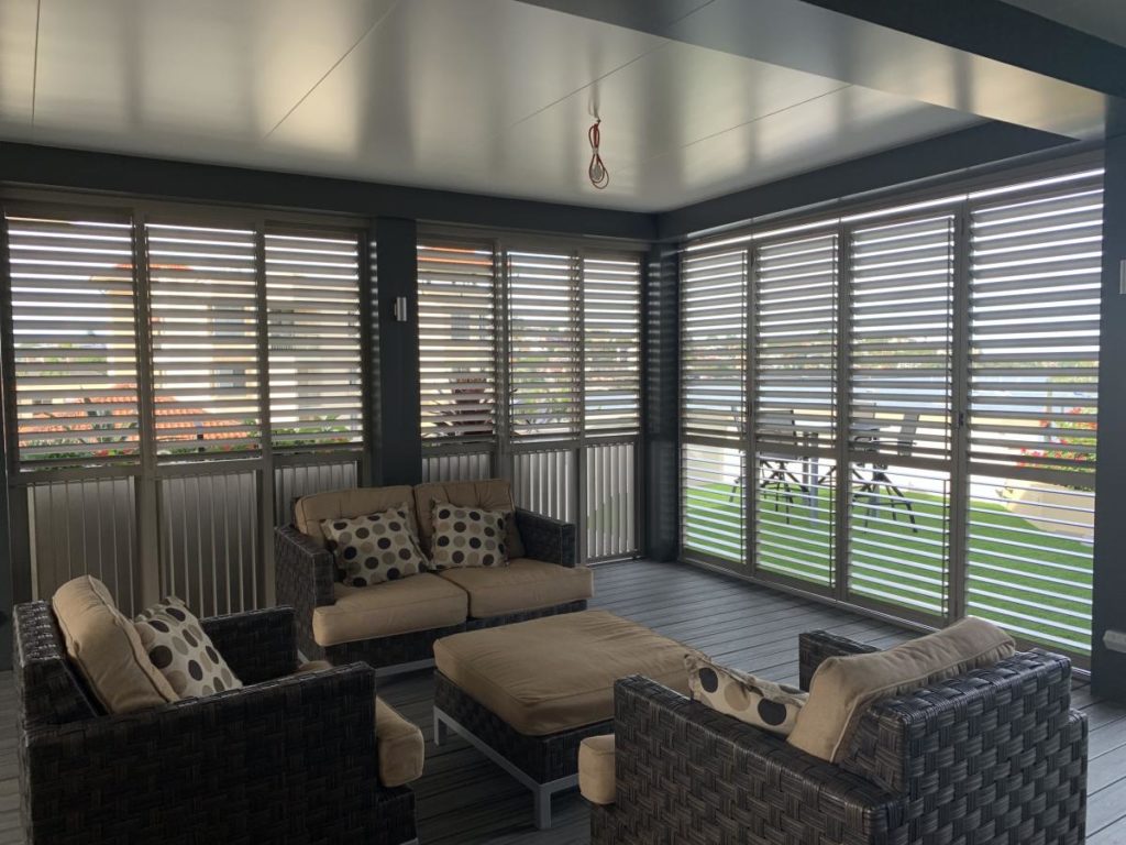 Infinity Plantation Shutters in the living room