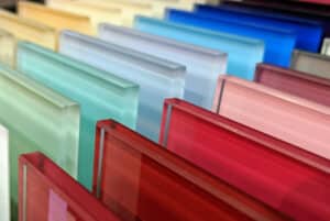 Colourful Glass Samples - Kitchen Glass splashbacks samples
